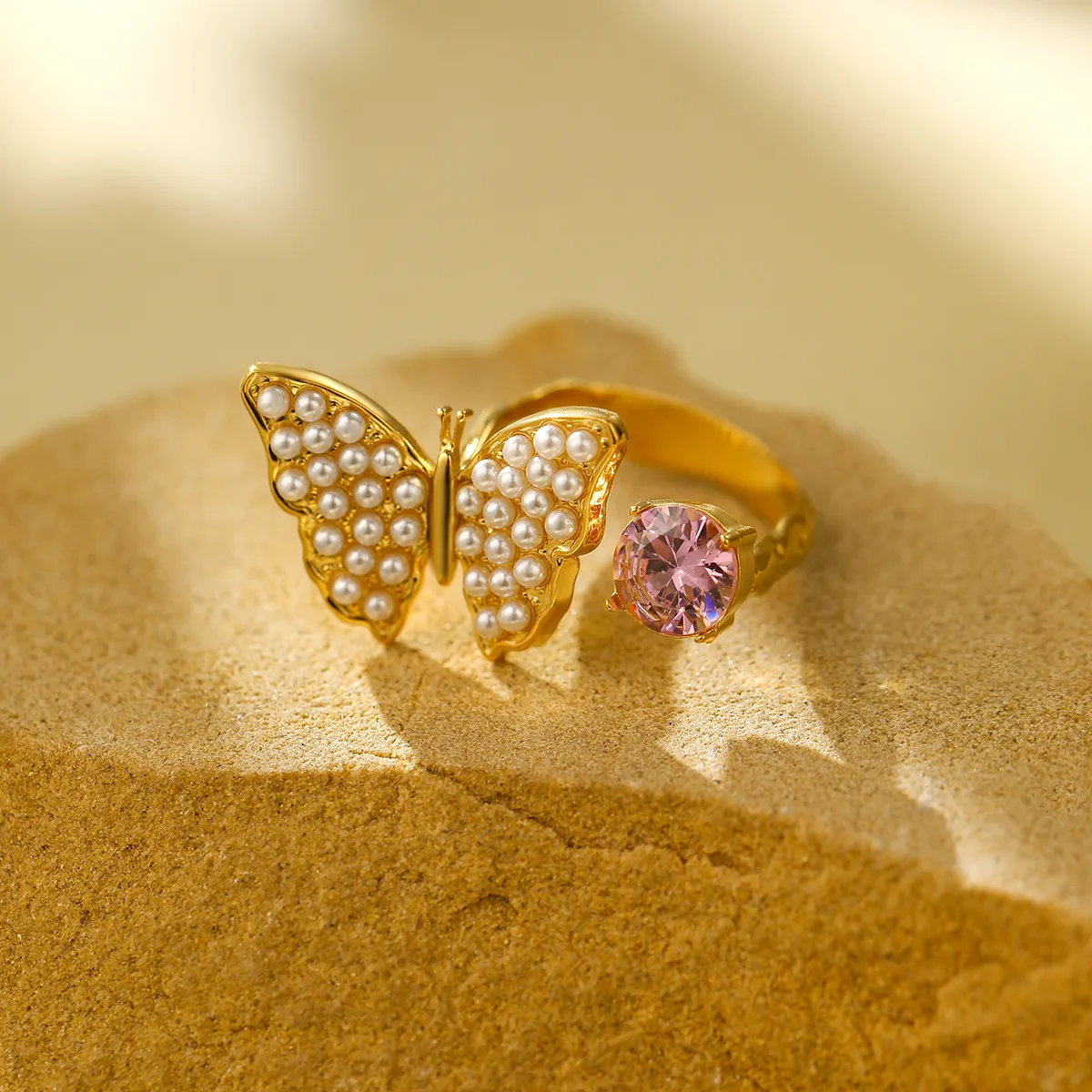 Bague Pink Butterfly