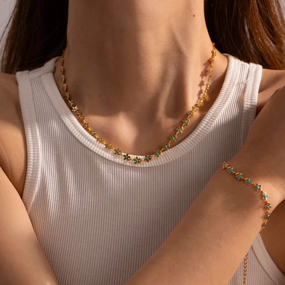 Collier blue lagoon