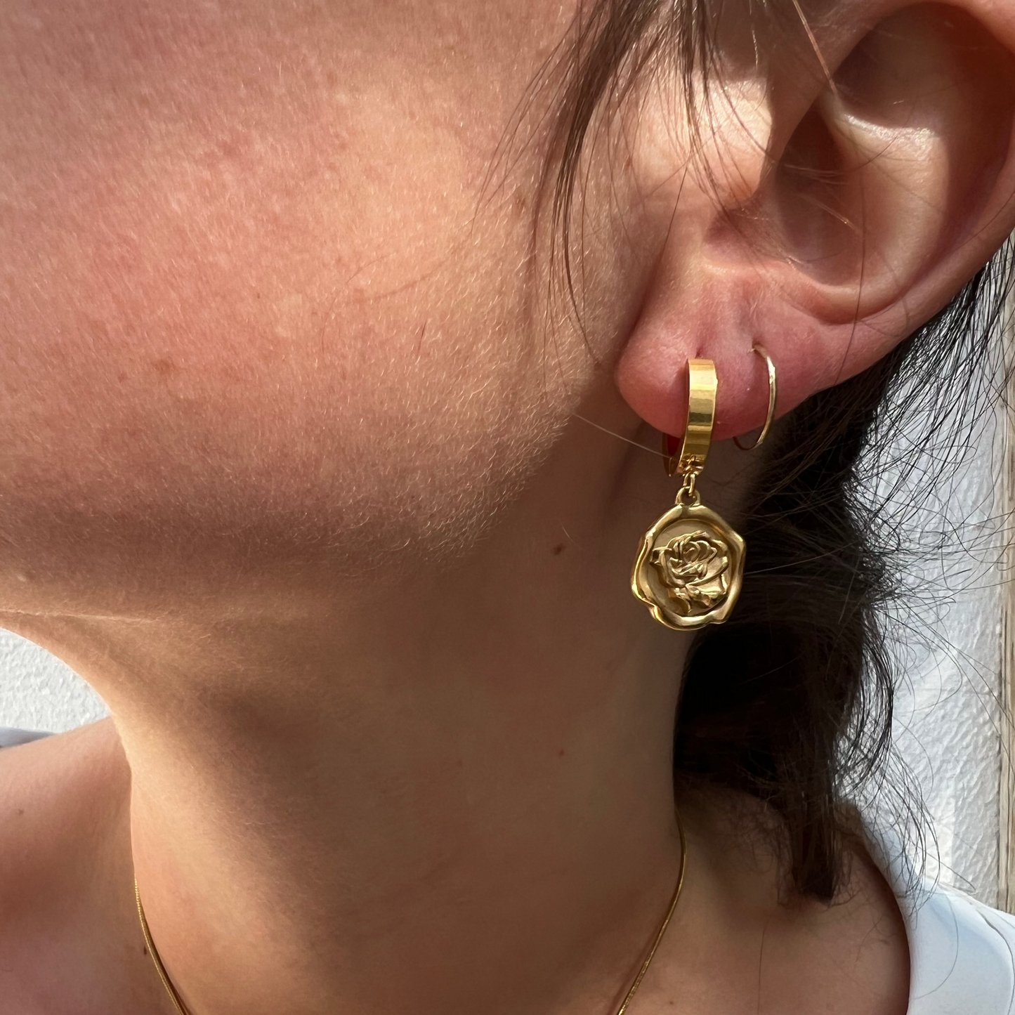 Boucles d'oreilles Rosa