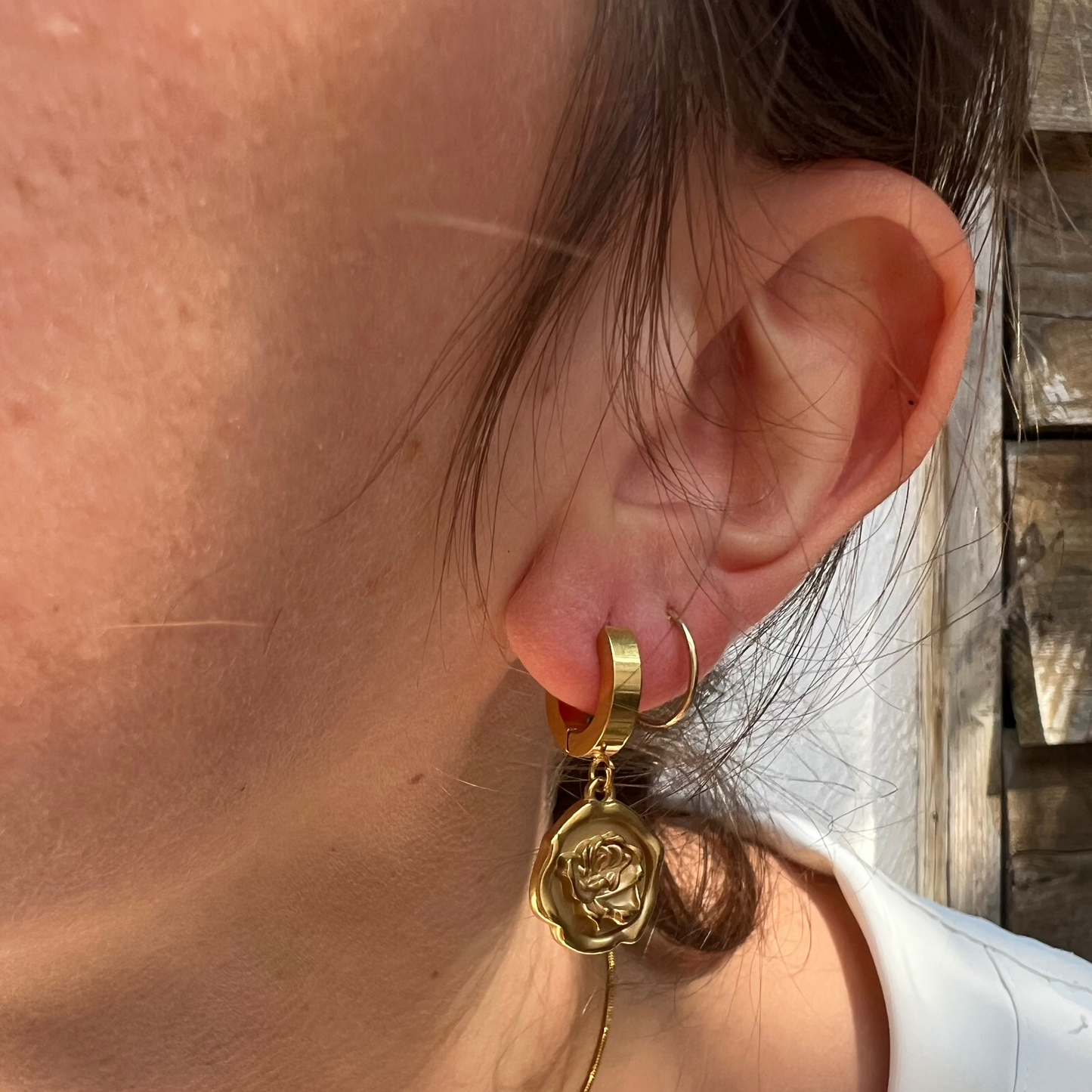 Boucles d'oreilles Rosa