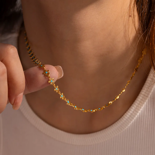 Collier blue lagoon